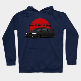 Civic si black T-shirt Hoodie